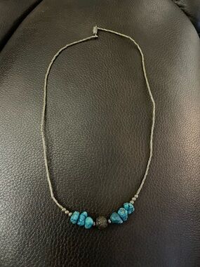 Native American Turquoise Bead Necklace